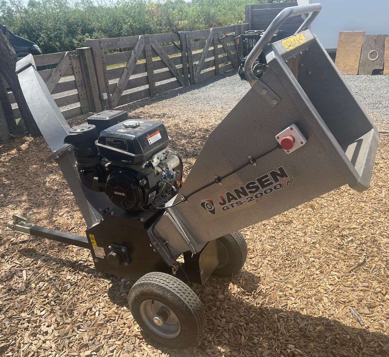 Te koop Jansen GTS -2000 pro hakselaar snipperaar schredder, Tuin en Terras, Ophalen, Gebruikt