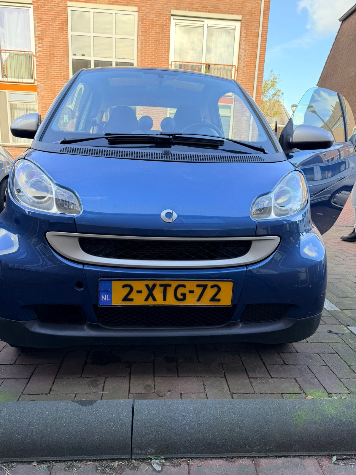 Smart ForTwo 1.0 52KW Coupe MHD AUT 2009 Grijs, Auto's, Automaat, Achterwielaandrijving, 18 €/maand, 23 km/l