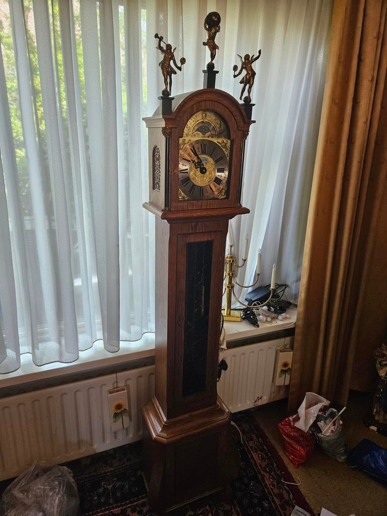 Oude staande klok, Antiek en Kunst, Antiek | Klokken, Ophalen