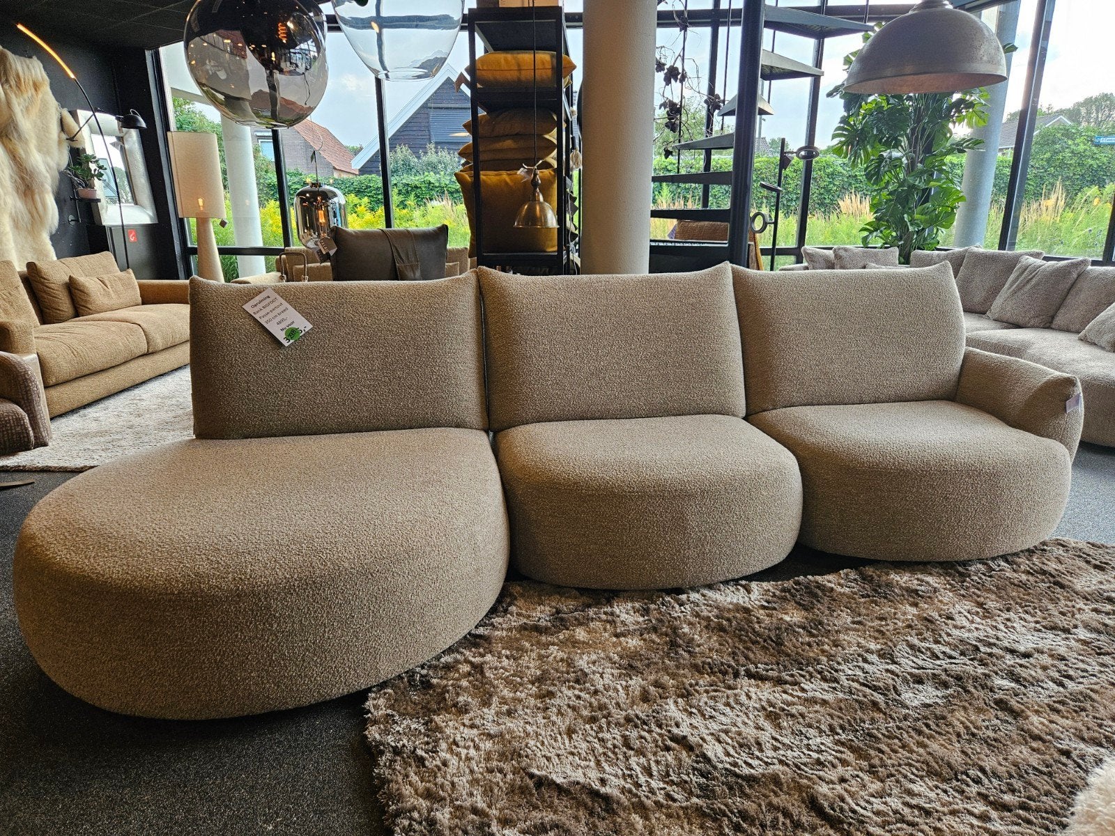 Bank BIGFOOT passe-partout opruiming, 125 cm of meer, Verzenden, Nieuw, 125 cm of meer