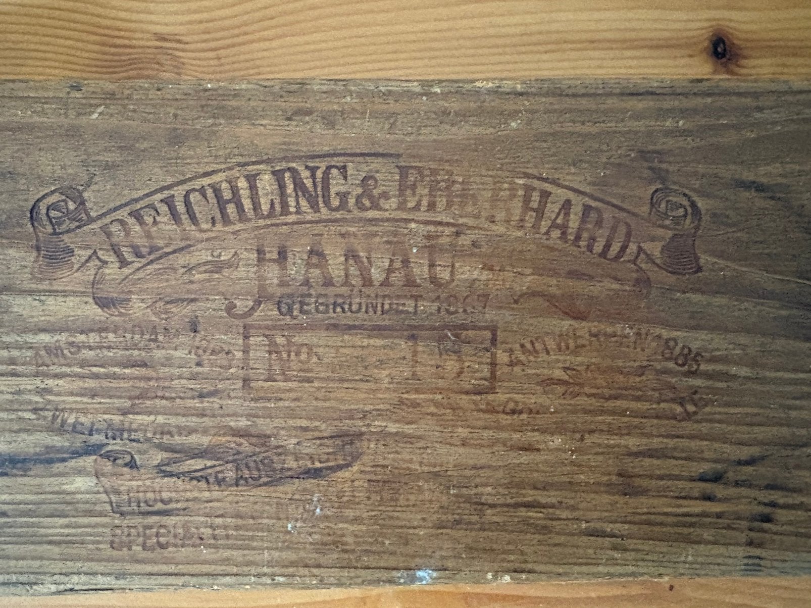 Originele antiek houten sigarenmal, Ophalen