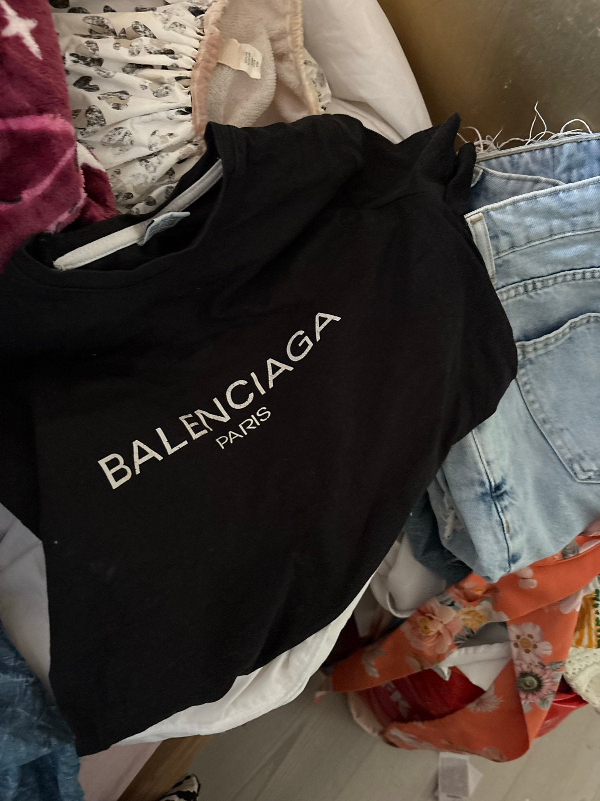 Dames kledingpakket maat S/M - Balenciaga shirt, Zwart, Ophalen of Verzenden, Korte mouw, Maat 36 (S)