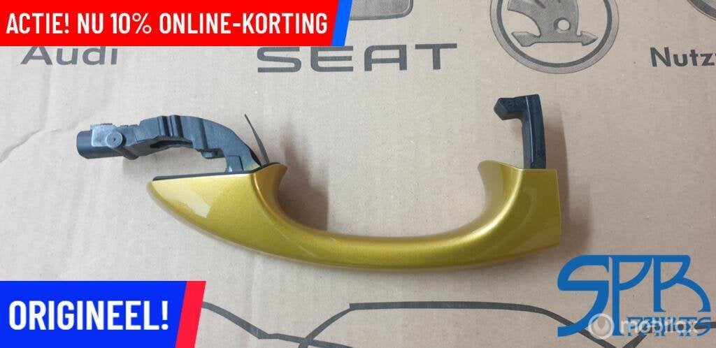 GOLF 7 KEYLESS LR1X LINKS PORTIER GREEP Deurgreep Linksvoor, Volkswagen, Nieuw, Ophalen of Verzenden