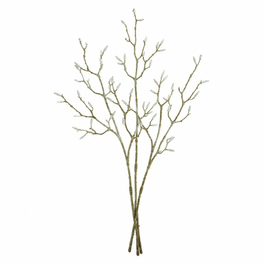 House Doctor Kunsttak Magnolia 3 Stuks kunstbloem NIEUW, Binnen, Bruin, Nieuw, Ophalen of Verzenden