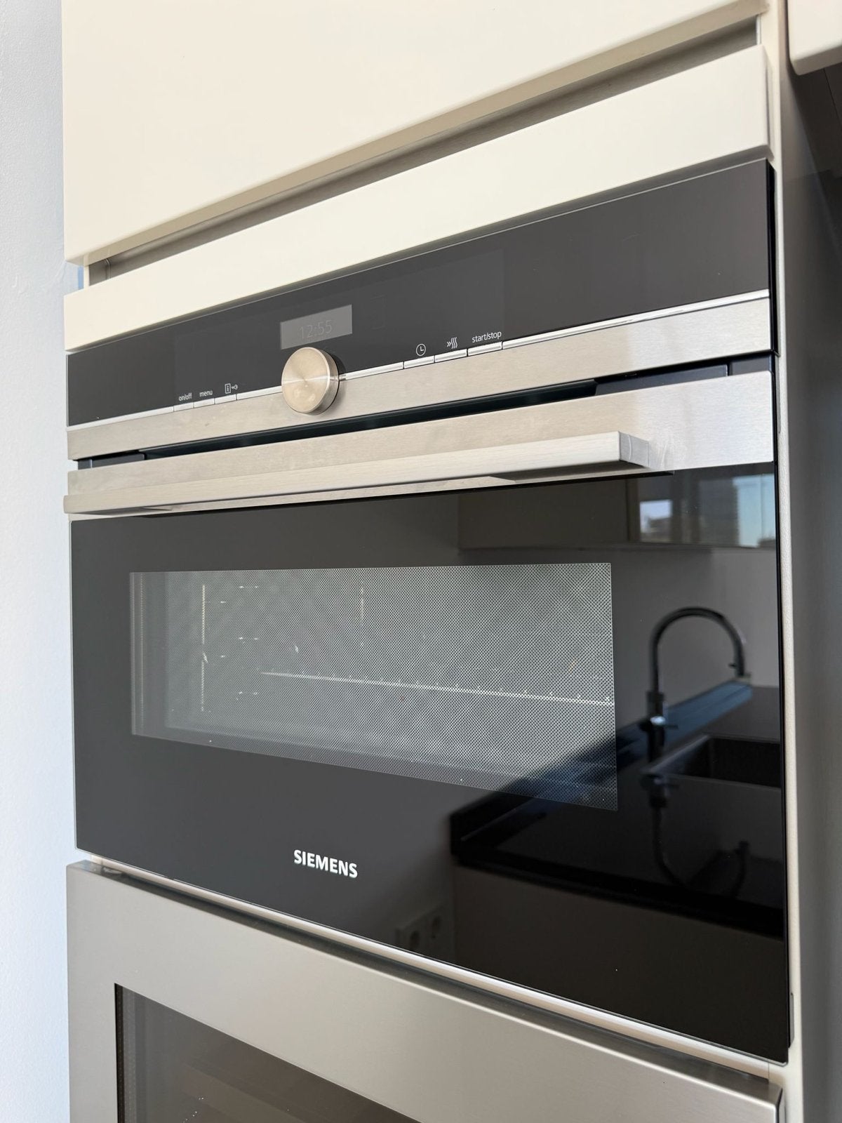 Siemens Inbouw combioven, Ophalen, 45 tot 50 cm, Gebruikt, Hete lucht