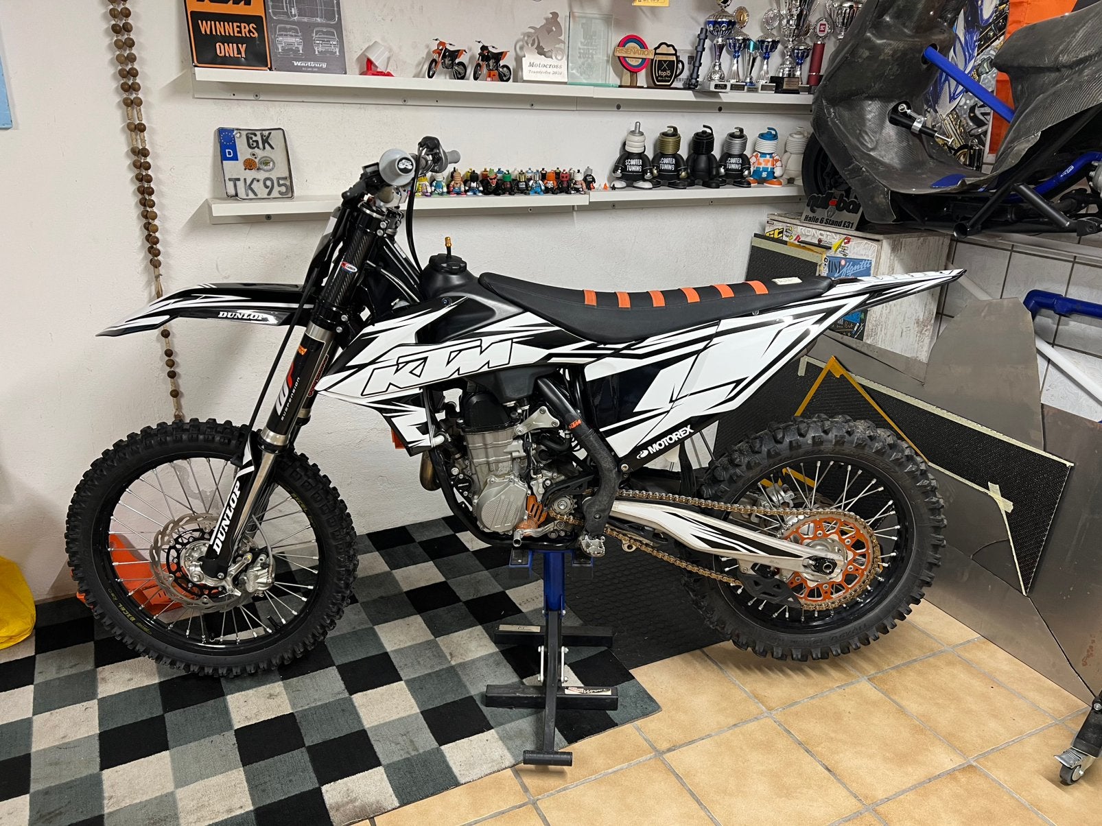 Ktm sxf 450 2019 Motocross, Zo goed als nieuw, 5 versnellingen, Ophalen, 450 cc