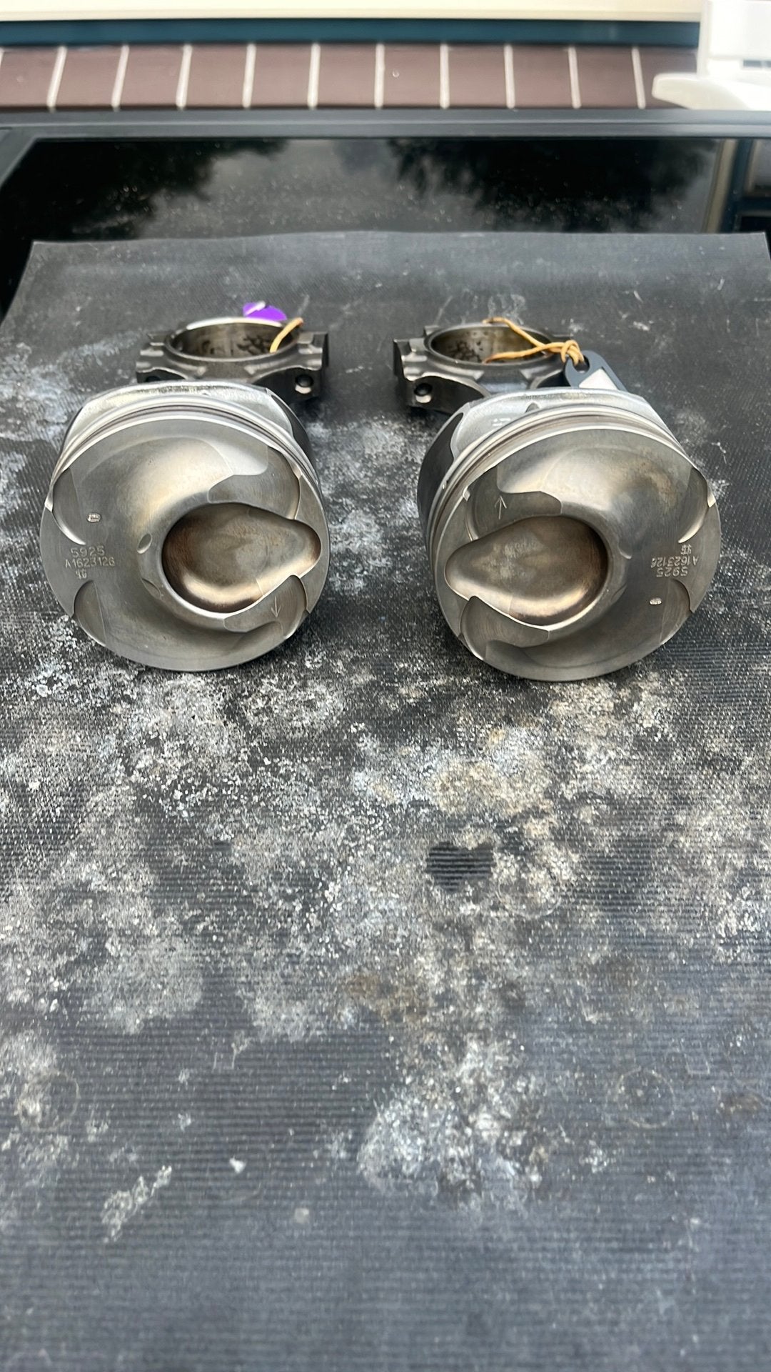 A20NFT zuigers compleet 86mm/80K(km) Astra J OPC/Saab 9-5, Auto-onderdelen, Uitlaatsystemen, Ophalen, Gebruikt, Saab