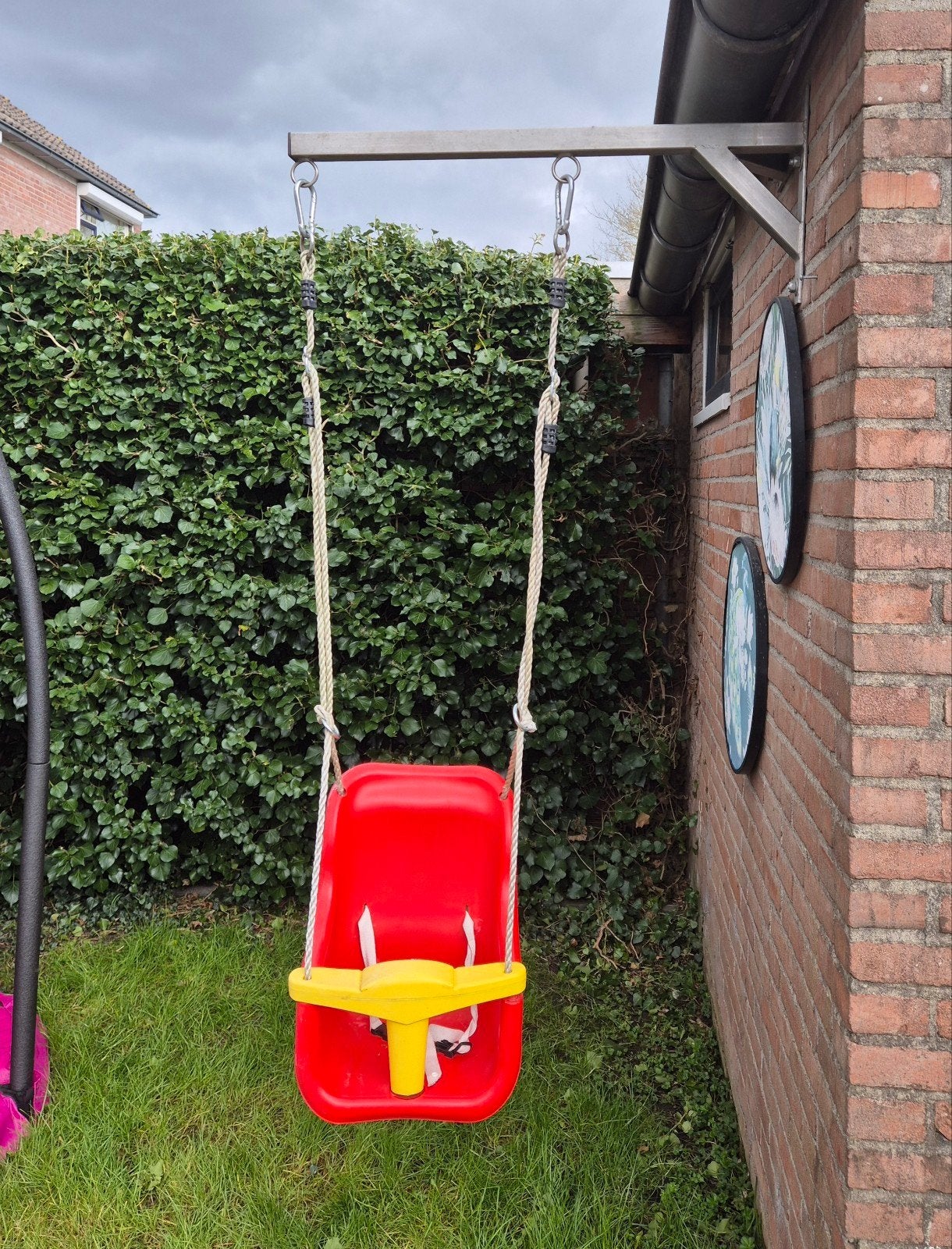 Babyschommel met ophangsysteem, Ophalen, Gebruikt
