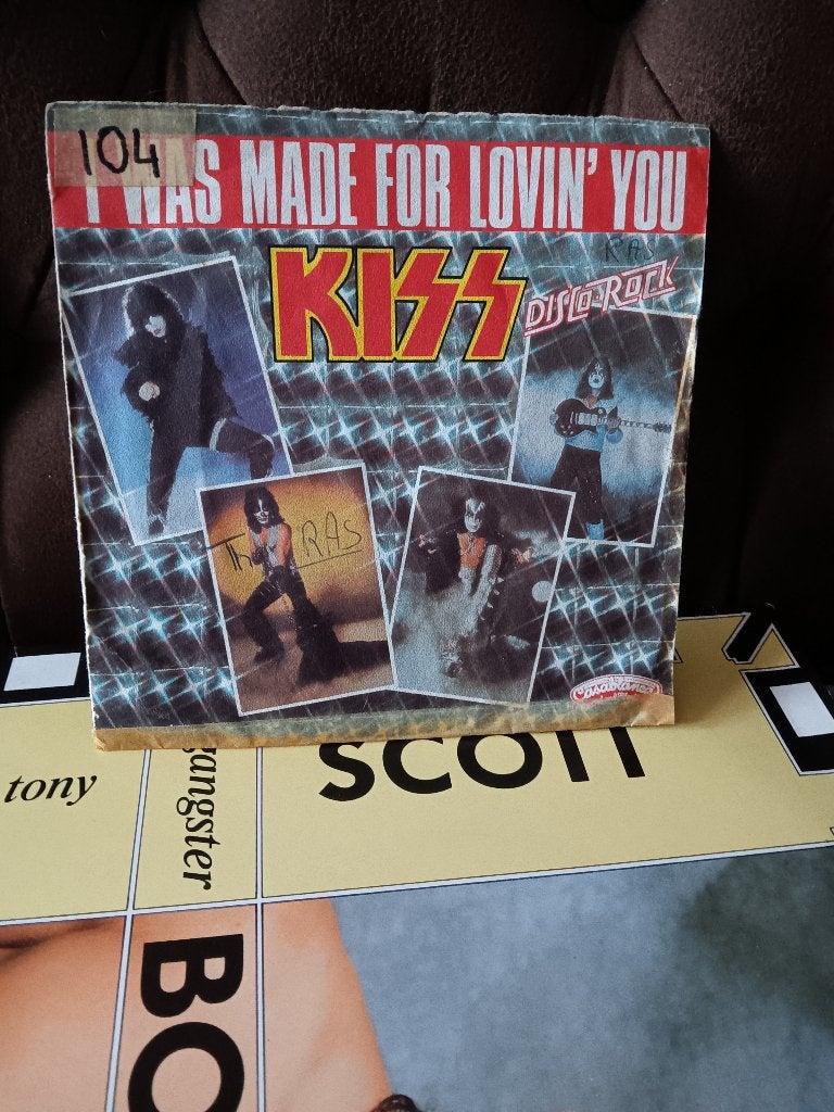 kiss - i was made for lovin you  d, Cd's en Dvd's, Gebruikt, Verzenden, 7 inch, Pop