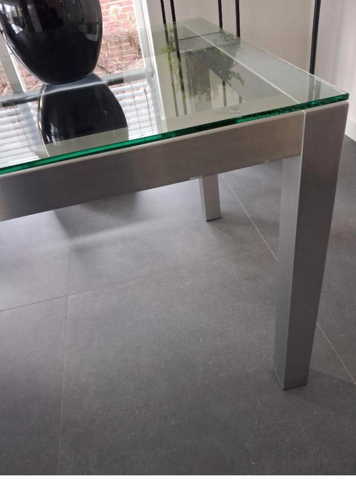 Glasplaat voor eettafel, Ophalen, Zo goed als nieuw, Rechthoekig, 50 tot 100 cm