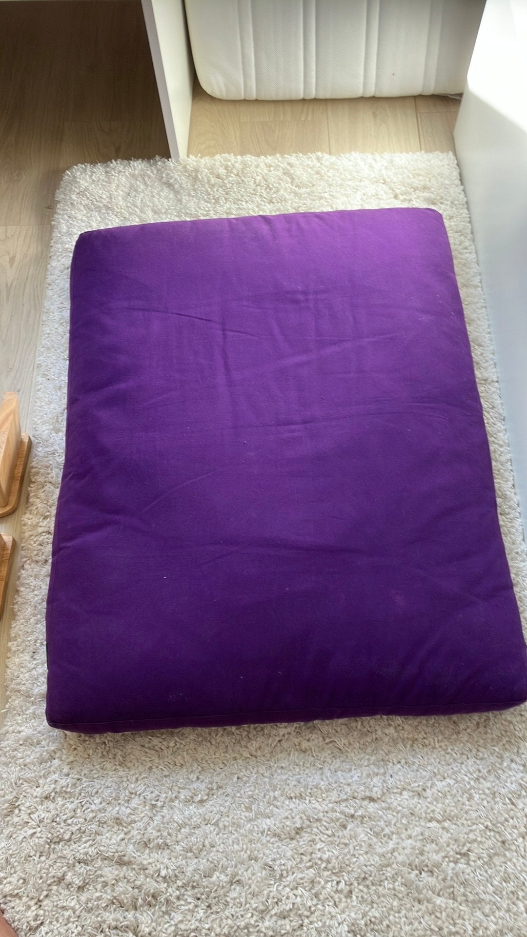 Meditatiekussen/zabuton, Huis en Inrichting, Ophalen, Zo goed als nieuw, Paars, Overige typen