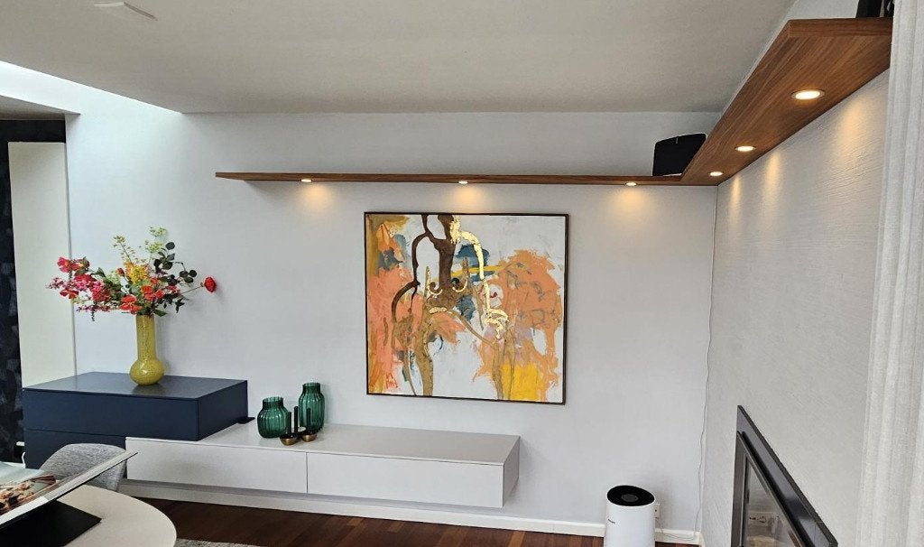 Groot Interstar design wandmeubel (405,5 cm), Ophalen, 200 cm of meer, Zo goed als nieuw, Minder dan 150 cm