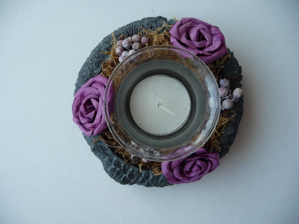 Waxinelichtjes houders/interieur decoratie., Overige materialen, Ophalen of Verzenden, Zo goed als nieuw, Kandelaar