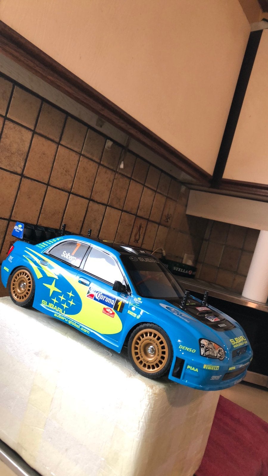 RC Tamiya Subaru impreza  STI TT-01 NAGELNIEUW, Elektro, Nieuw, Ophalen of Verzenden, Schaal 1:10