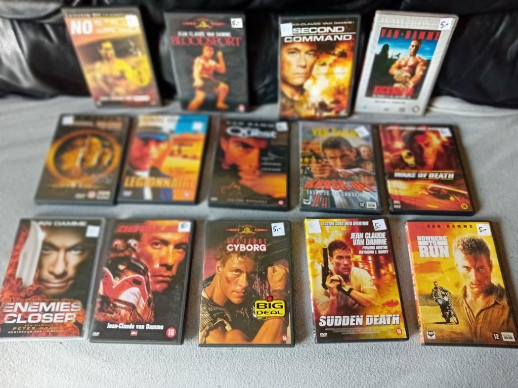 DE BESTE FILMS VAN JEAN CLAUDE VAN DAMME OP DVD. IN 1 KOOP., Vanaf 16 jaar, Ophalen of Verzenden, Zo goed als nieuw, Actie