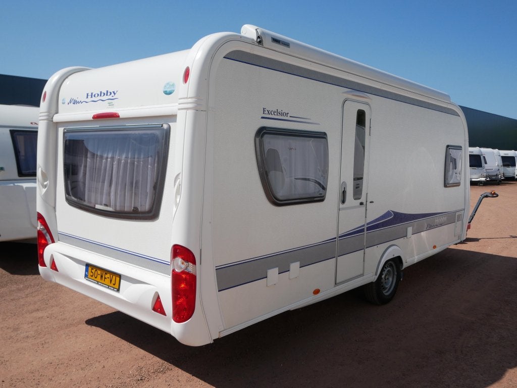 Hobby Excelsior 540 UFE Mover en luifel, Caravans en Kamperen, Caravans, Niet ingevuld, Rondzit, Hobby, Bedrijf