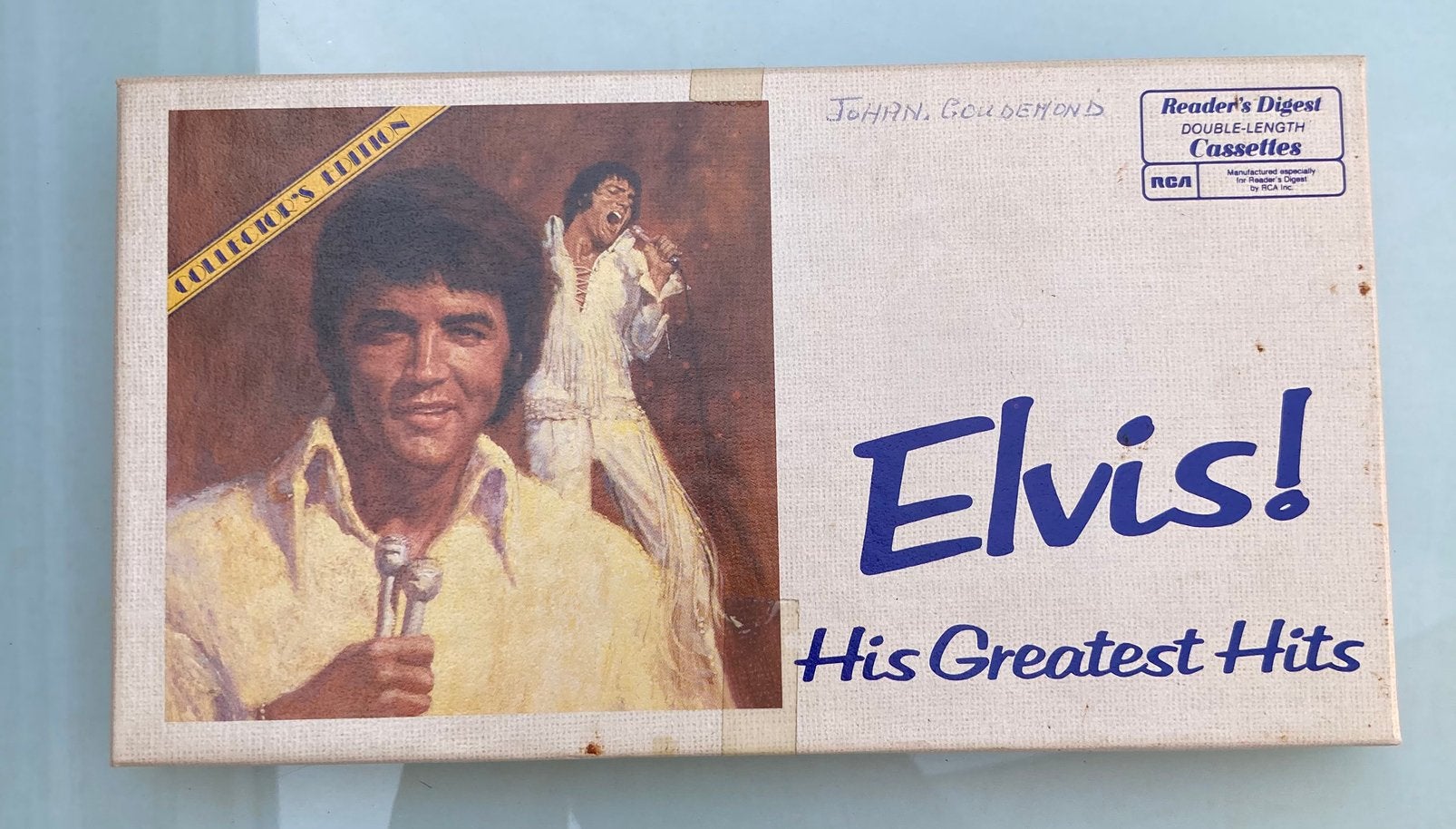 Elvis his Greatest Hits cassettebandjes 1983 Made in Canada, Ophalen, Gebruikt, Overige genres, 2 t/m 25 bandjes