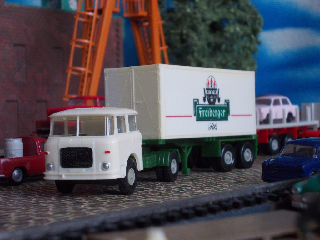 Skoda S 706 RTTN Container-oplegger Permot Freiberger Pils, Ophalen of Verzenden, Nieuw, Bus of Vrachtwagen, Overige merken