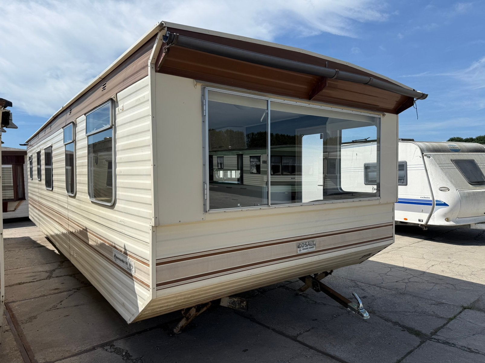 Stacaravan te koop 9.10 x 3.10, Caravans en Kamperen, Stacaravans