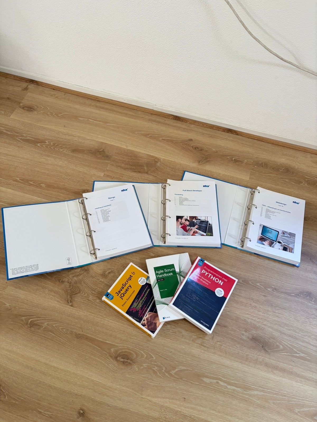 NHA Full Stack Developer opleiding incl.boeken, Boeken, Ophalen of Verzenden, Beta, Zo goed als nieuw, MBO