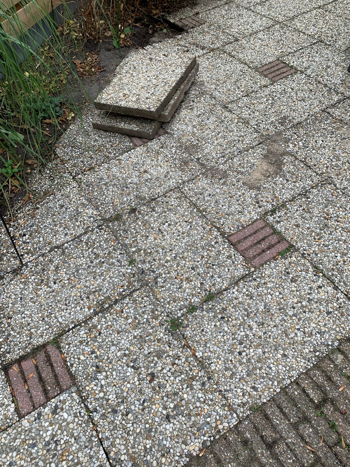 Grindtegels 6m2 gratis, Ophalen, Gebruikt, Minder dan 5 m², Beton