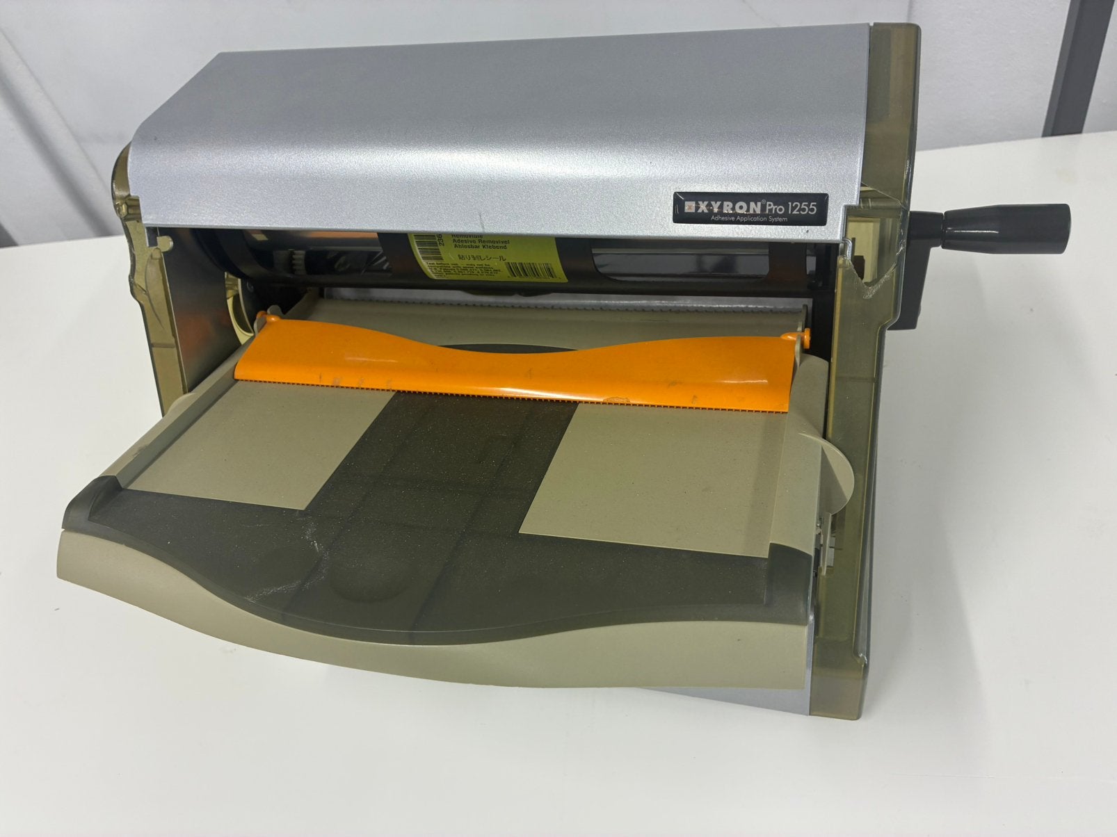 Xyron Pro 1255 (koud) lamineermachine, Ophalen, Gebruikt