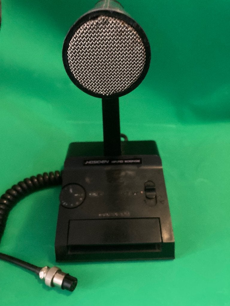 Tafel microfoon Hosiden amplified microphone, Ophalen of Verzenden, Zo goed als nieuw, Zender