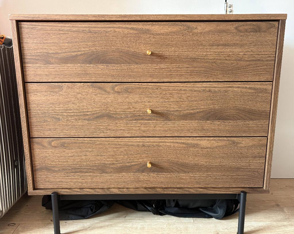 IKEA RADMÅNSÖ Chest of 3 Drawers, Ophalen, 50 tot 100 cm, Zo goed als nieuw, 3 of 4 laden