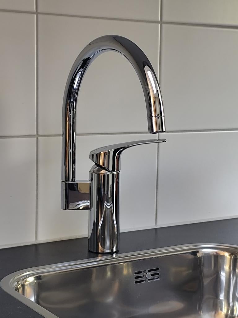 Grohe Keukenkraan - Zo goed als nieuw, Doe-het-zelf en Verbouw, Sanitair, Ophalen of Verzenden, Zo goed als nieuw, Chroom, Kraan