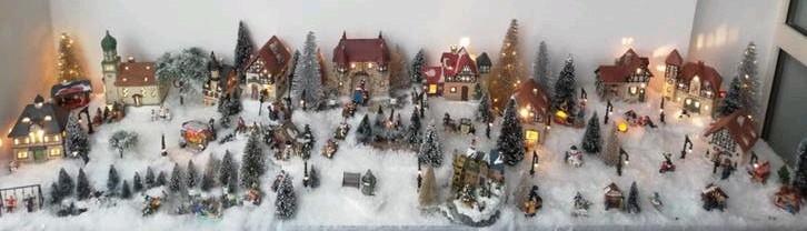 Uniek compleet xxl kerstdorp oa Lemax! Beweging+verlichting!, Diversen, Kerst, Ophalen of Verzenden