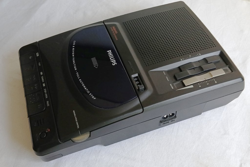 Vintage Philips AQ6455 Cassetterecorder  ( in nieuwstaat ), Ophalen, Enkel, Philips