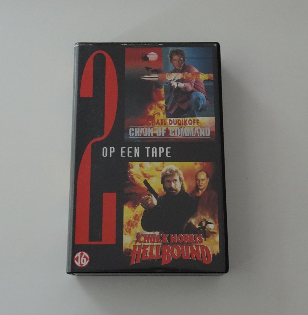 2 Films Op 1 VHS Tape uit 1994, Vanaf 16 jaar, Ophalen, Zo goed als nieuw