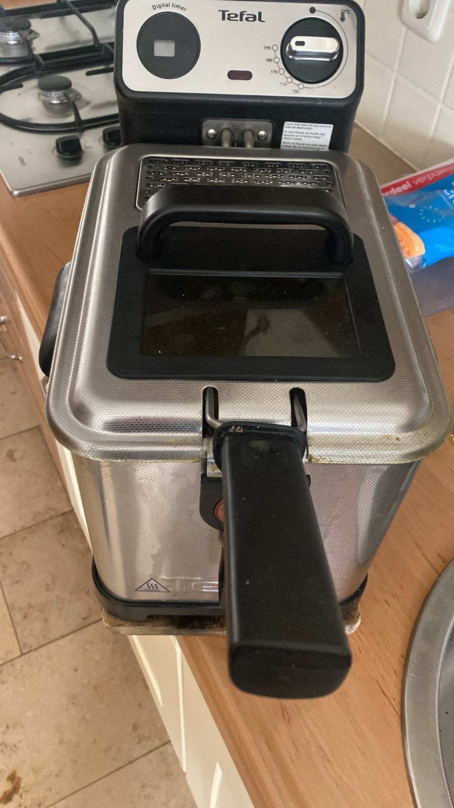 Tefal Friteuse - Goede staat, Witgoed en Apparatuur, Frituurpannen, 3 tot 4 liter, Ophalen, Gebruikt, Uitneembare binnenpan