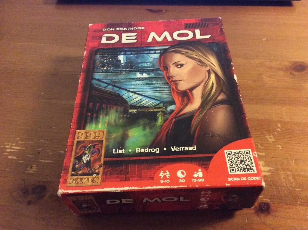 De Mol. spel van 999 games. voor 5-10 spelers, Hobby en Vrije tijd, Vijf spelers of meer, Ophalen of Verzenden, 999 Games