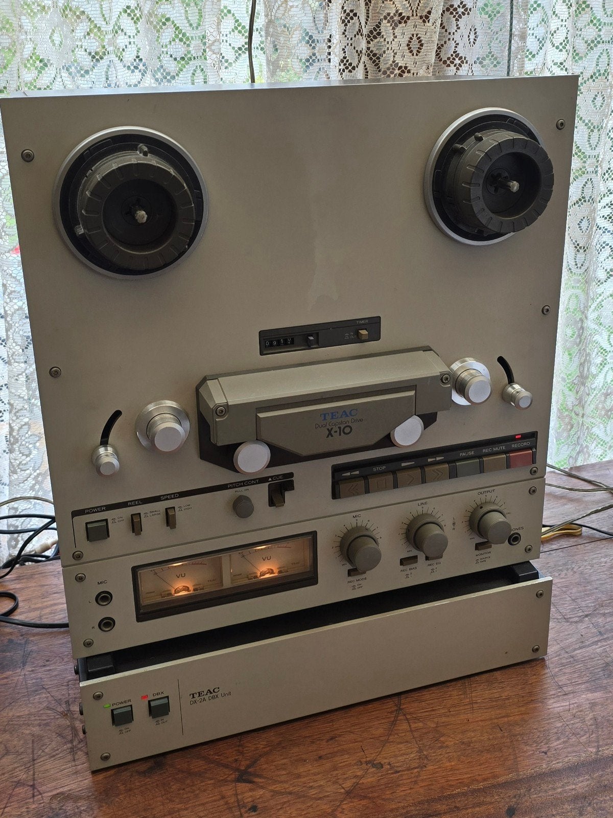 TEAC X-10 Stereo Bandrecorder met DX-2A DBX Unit, Ophalen, Bandrecorder