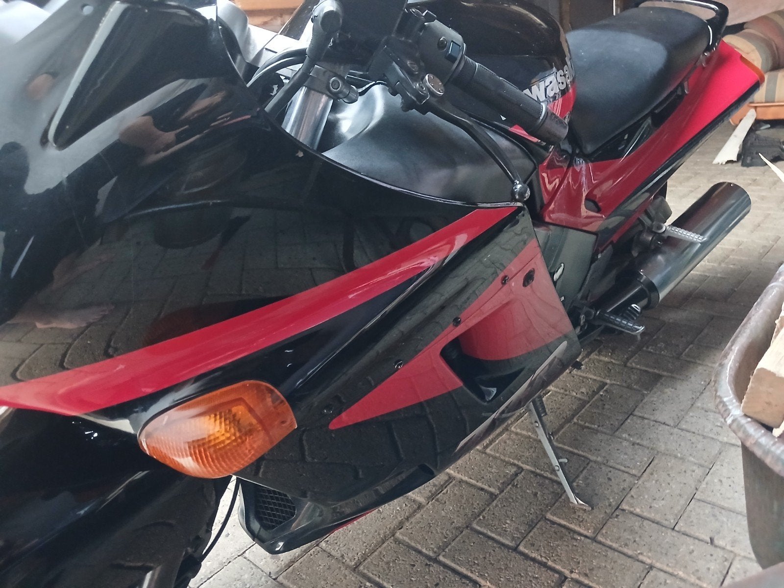 Kawasaki ZZR-1100 Sportieve Toermotor, Ophalen