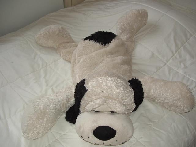ANNA CLUB PLUSH HOND LIGGEND GROOT PLUCHE LANGHAR, Ophalen of Verzenden, Nieuw, Overige typen