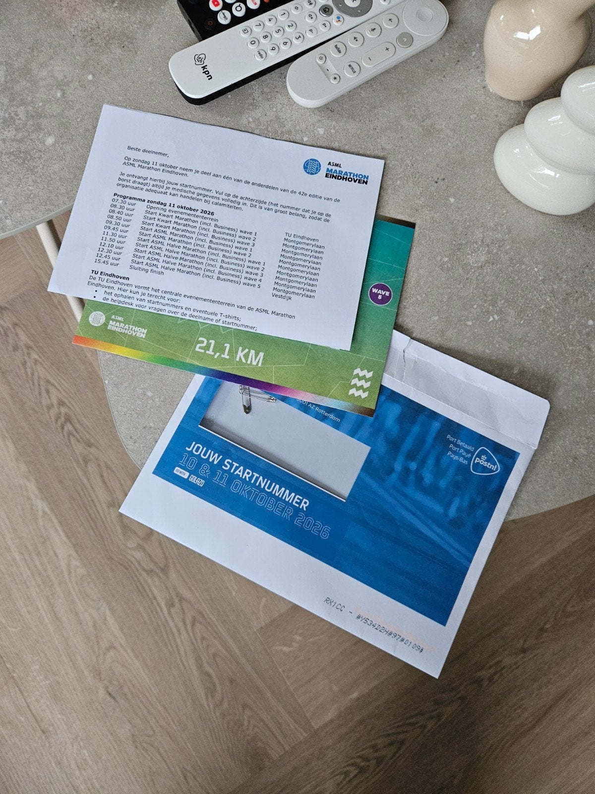 Asml halve marathon wave 5, Ophalen, Nieuw, Overige typen, Overige merken