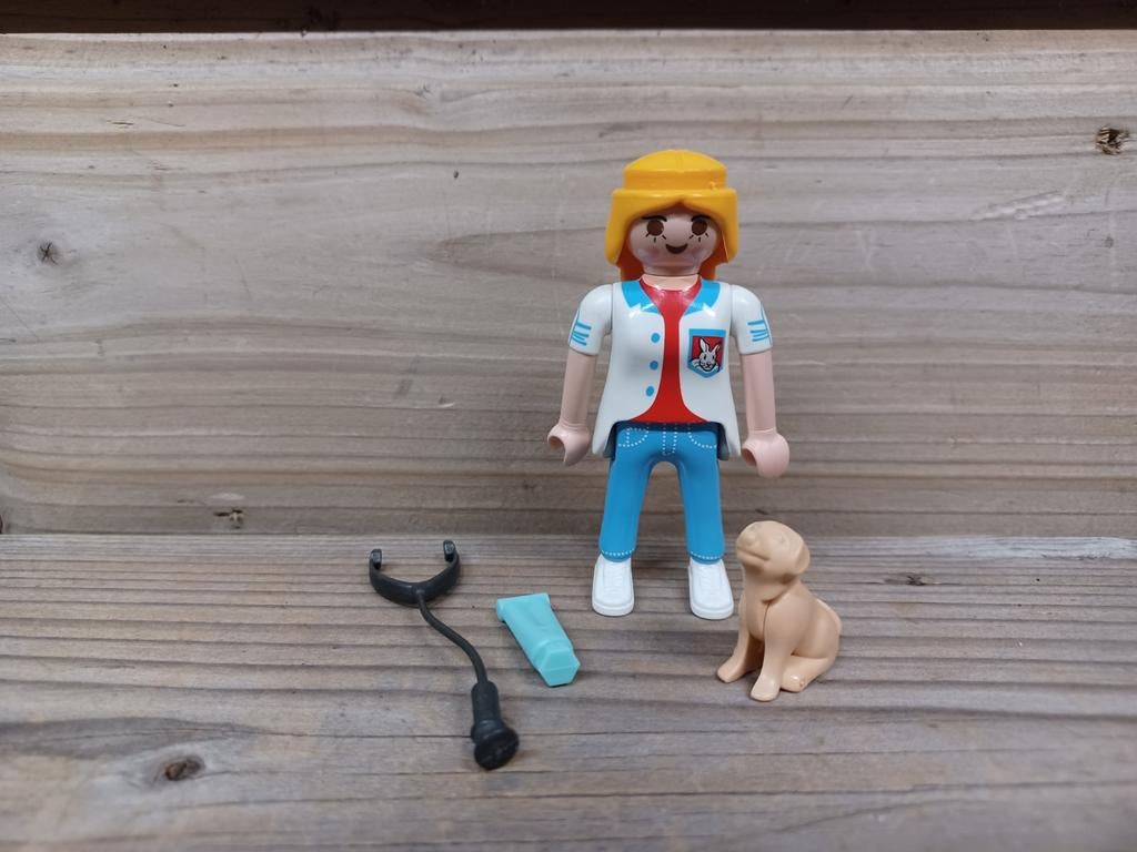 Playmobil Dierenarts met Hond en Accessoires, Ophalen of Verzenden, Zo goed als nieuw, Los playmobil