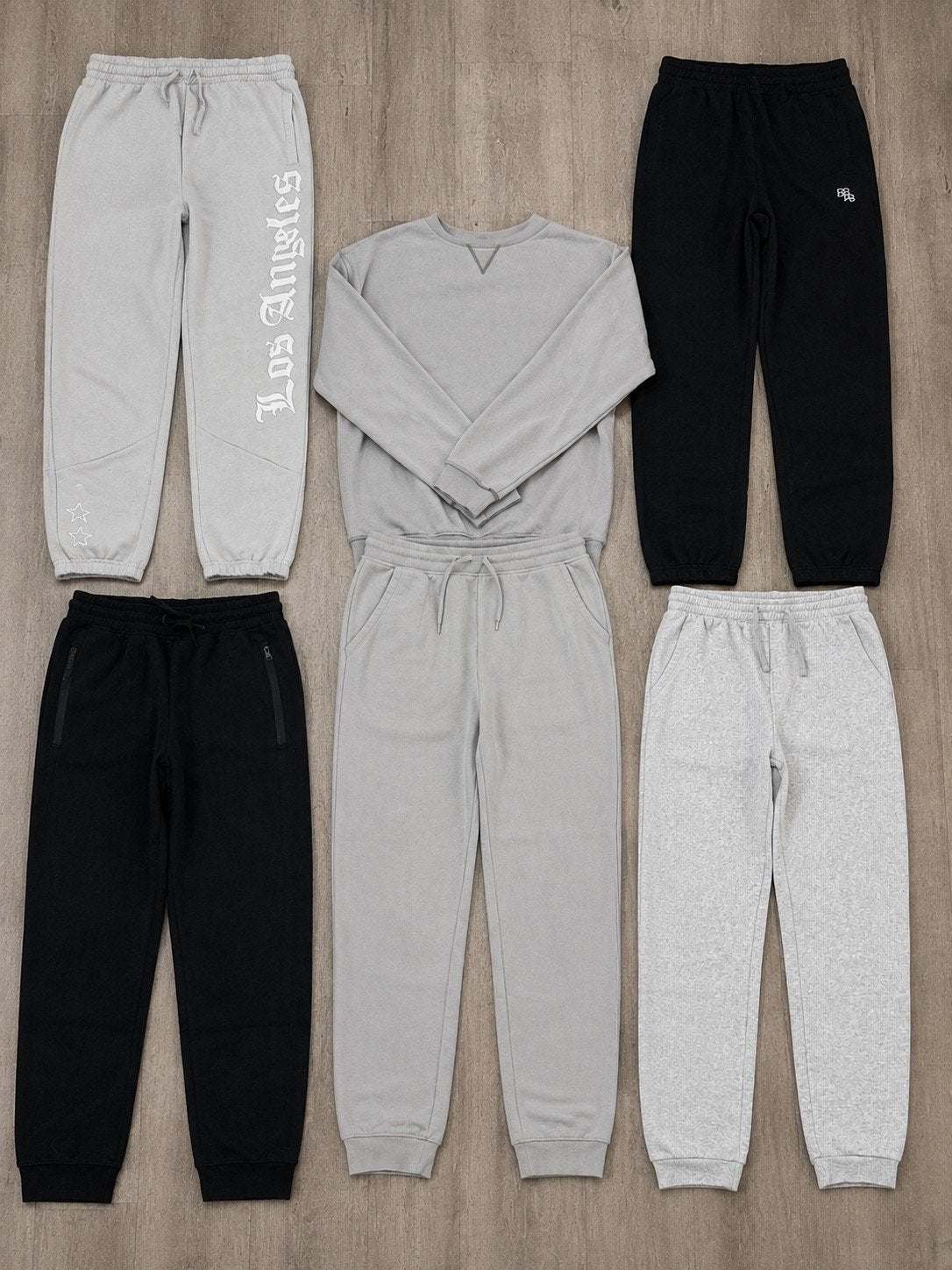 Diverse T-shirts en joggingbroeken - Heren, Zwart, Zo goed als nieuw, Maat 46 (S) of kleiner, Diverse