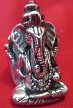 Ganesha ring, Heer, Nieuw, Zilver, IJzer of Staal
