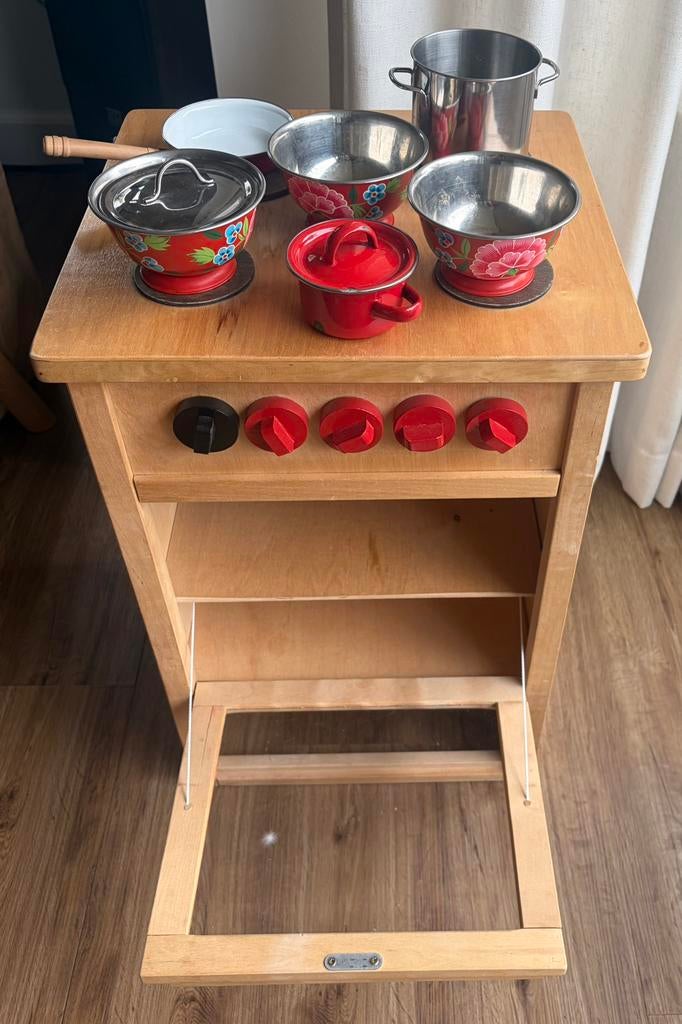 Speelkeuken, Ophalen, Gebruikt, Hout, Speelkeuken