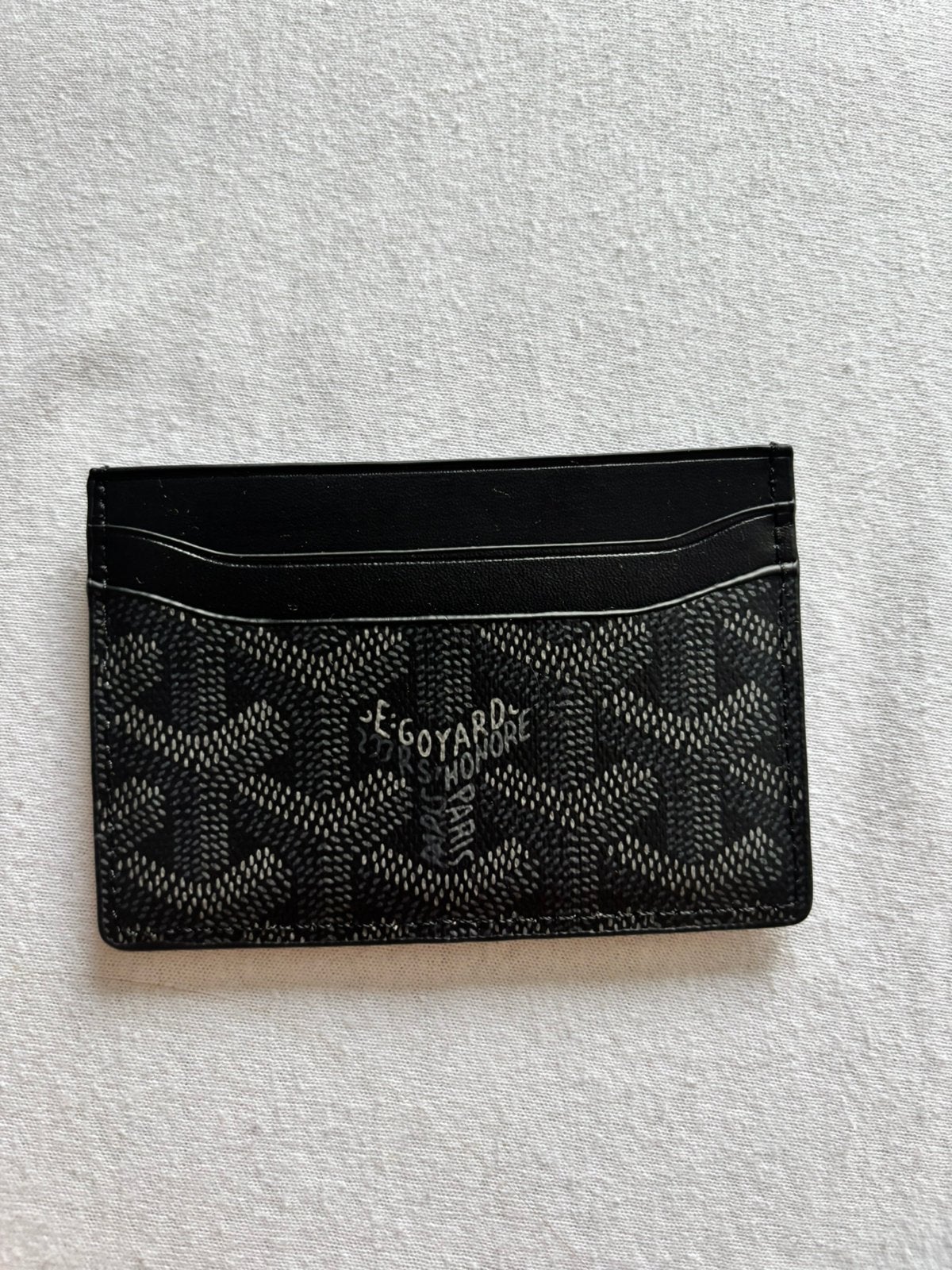 Goyard card holder - black on black, Overige merken, Verzenden, Zwart, Nieuw