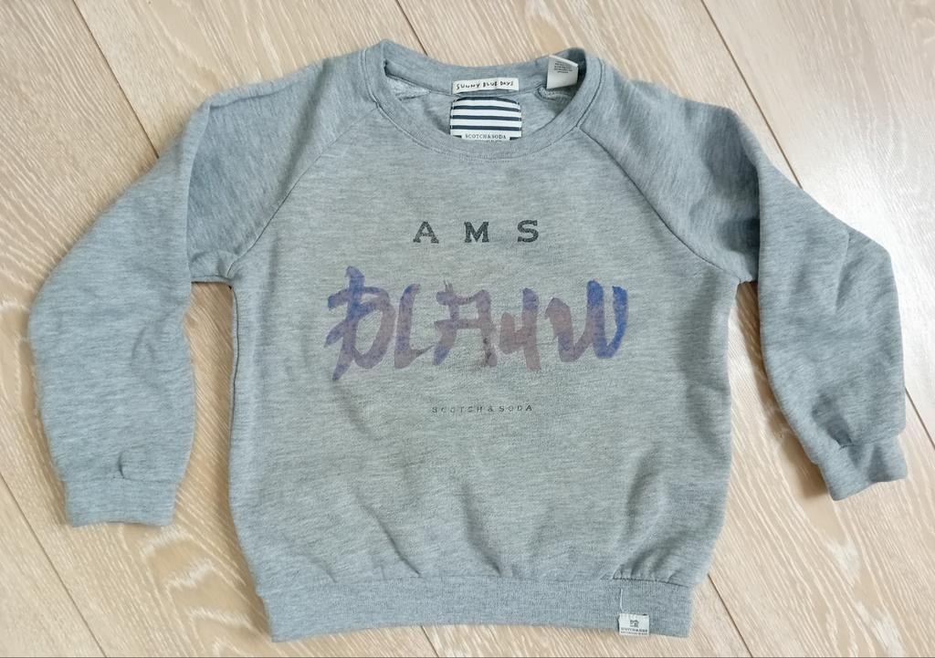 Grijze Scotch & Soda sweater, maat 104, Gebruikt, Trui of Vest, Ophalen of Verzenden, Scotch & Soda