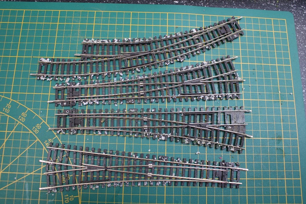 rails  piko   , lot 3  wissels  4x, Hobby en Vrije tijd, Modeltreinen | H0, Ophalen of Verzenden, Gelijkstroom, Rails, Piko