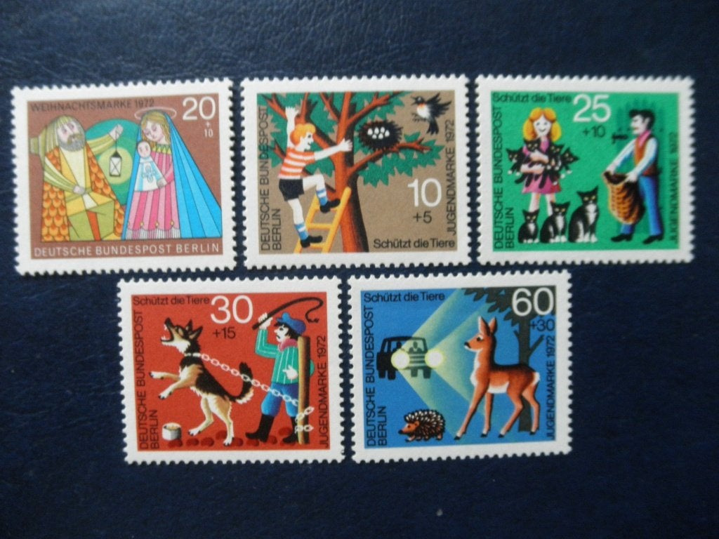 Postzegels Berlijn 1972 dieren kerst - cw. 3,50 postfris., Postzegels en Munten, Ophalen of Verzenden, BRD, Postfris