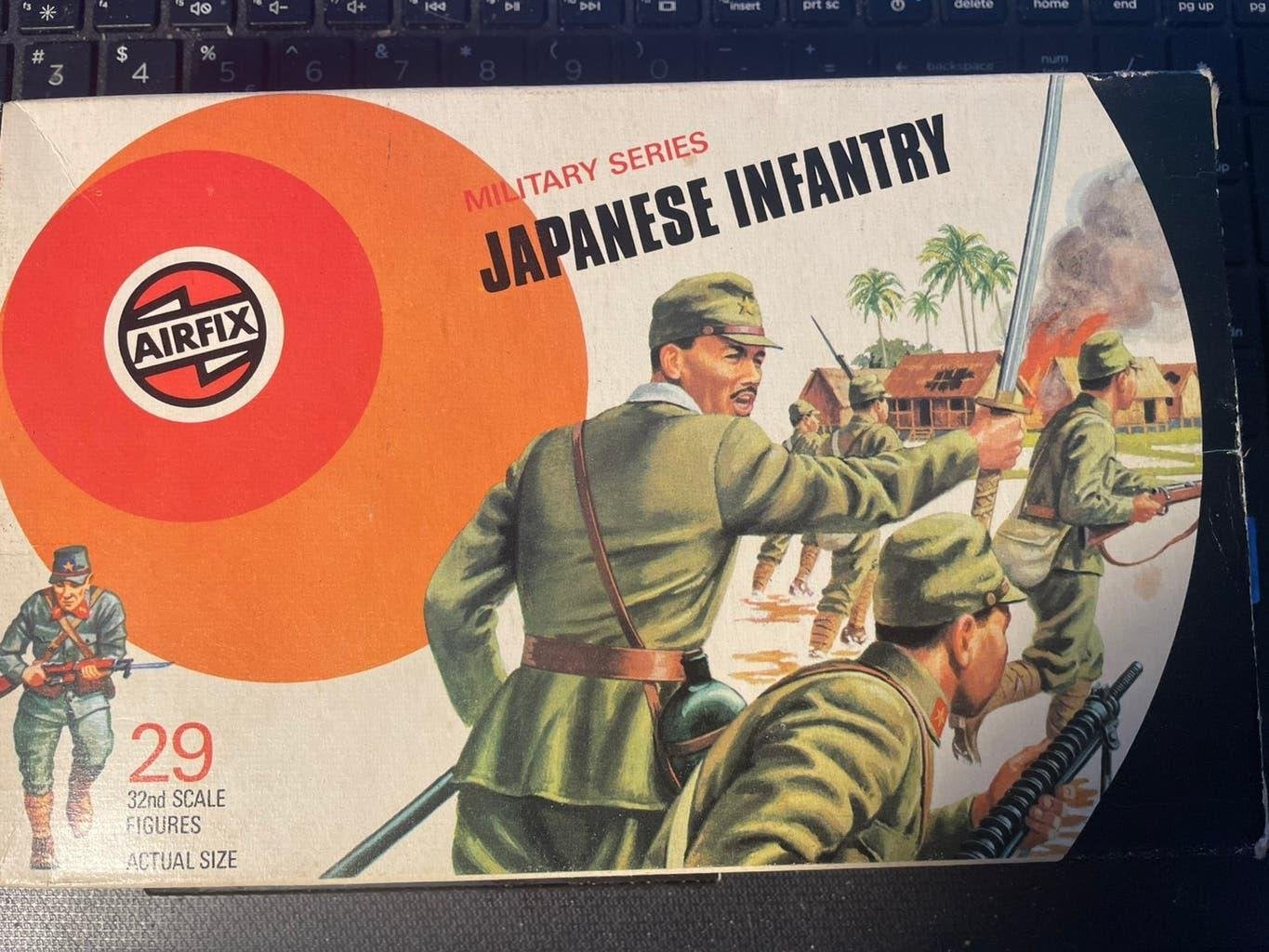 Airfix Japanese Infantry, Ophalen of Verzenden, Zo goed als nieuw, Groter dan 1:35, Figuur of Figuren