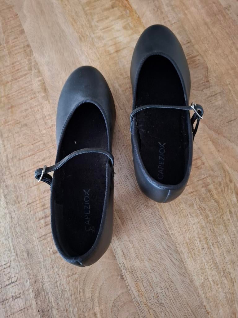 Zwarte Capezio tapdansschoenen, maat 40, Ophalen of Verzenden, Zo goed als nieuw, Schoenen