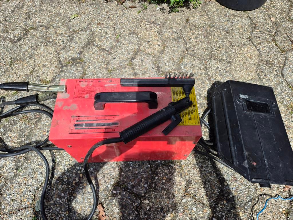 Ferm TWM-40/140 Lasapparaat - Gebruikt, Ophalen of Verzenden, Gebruikt, 150 tot 250 ampère, Elektroden