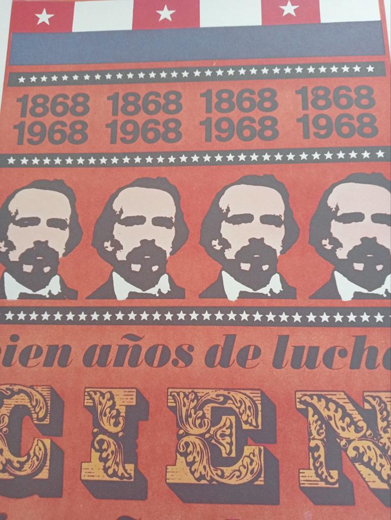 Affiche Cuba 1970 Che Guevara Communisme, Ophalen of Verzenden, Gebruikt, A1 t/m A3, Film en Tv